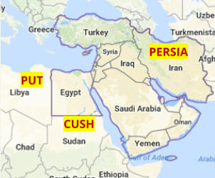 PUT CUSH PERSIA